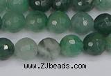 CBC701 15.5 inches 6mm faceted round African green chalcedony beads