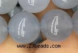 CBC735 15.5 inches 14mm round blue chalcedony beads wholesale