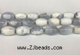 CBC781 15.5 inches 18*25mm rice blue chalcedony beads