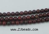 CBD10 15.5 inches 4mm round brecciated jasper gemstone beads