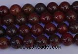 CBD350 15.5 inches 4mm round poppy jasper beads wholesale