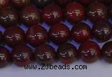 CBD352 15.5 inches 8mm round poppy jasper beads wholesale