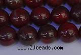 CBD354 15.5 inches 12mm round poppy jasper beads wholesale