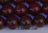 CBD355 15.5 inches 14mm round poppy jasper beads wholesale