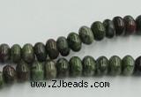 CBG03 15.5 inches 5*8mm rondelle bronze green gemstone beads
