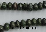 CBG04 15.5 inches 6*10mm rondelle bronze green gemstone beads