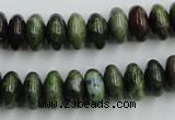 CBG05 15.5 inches 6*12mm rondelle bronze green gemstone beads