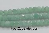 CBJ01 15.5 inches 4*6mm faceted rondelle jade beads wholesale