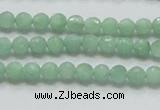 CBJ05 15.5 inches 6mm faceted round jade beads wholesale