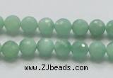 CBJ06 15.5 inches 8mm faceted round jade beads wholesale