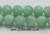 CBJ08 15.5 inches 12mm faceted round jade beads wholesale