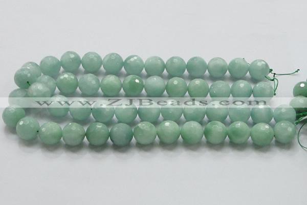 CBJ09 15.5 inches 16mm faceted round jade beads wholesale