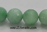 CBJ10 15.5 inches 18mm faceted round jade beads wholesale