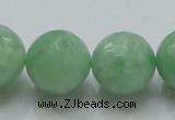 CBJ11 15.5 inches 20mm faceted round jade beads wholesale