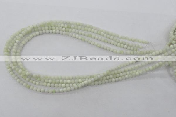 CBJ201 15.5 inches 4mm round butter jade beads wholesale