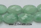 CBJ30 15.5 inches 13*18mm faceted oval jade beads wholesale