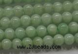 CBJ307 15.5 inches 4mm round A grade natural jade beads