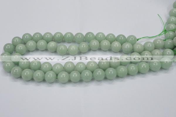 CBJ330 15.5 inches 14mm round AA grade natural jade beads