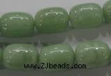 CBJ338 15.5 inches 12*16mm drum AA grade natural jade beads