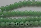 CBJ342 15.5 inches 6mm round AAA grade natural jade beads