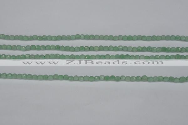 CBJ45 15.5 inches 3mm faceted round jade beads wholesale