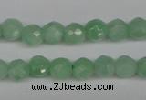 CBJ46 15.5 inches 4mm faceted round jade beads wholesale