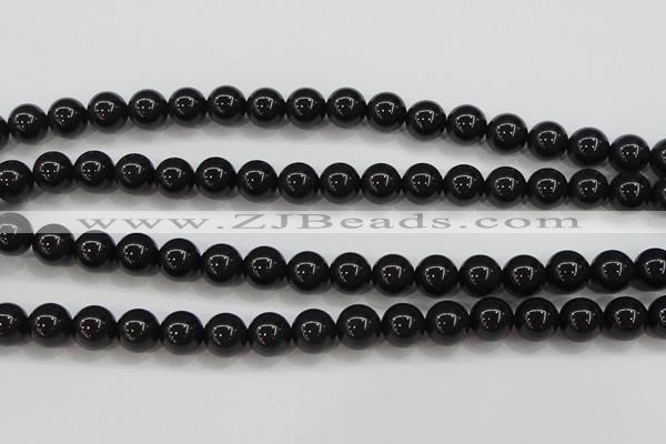 CBJ554 15.5 inches 10mm round Russian black jade beads wholesale