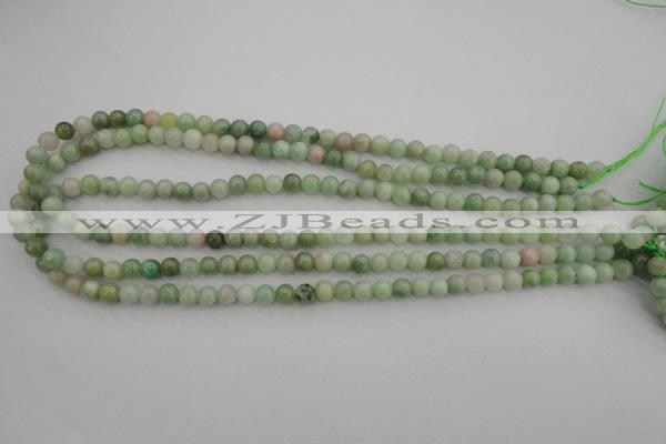 CBJ601 15.5 inches 6mm round jade beads wholesale