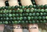 CBJ631 15.5 inches 6mm round Russian green jade beads wholesale