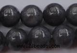 CBJ652 15.5 inches 10mm round black jade beads wholesale