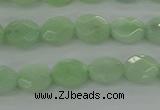 CBJ68 15.5 inches 7*9mm faceted oval jade gemstone beads