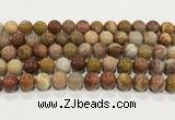 CBJ744 15.5 inches 12mm round petrified wood jade gemstone beads wholesale