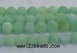 CBJ80 15.5 inches 4mm round matte jade gemstone beads wholesale