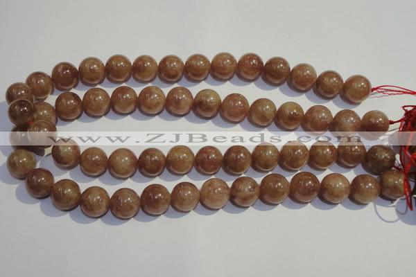 CBQ06 15.5 inches 14mm round strawberry quartz beads wholesale