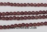 CBQ200 15.5 inches 4mm round strawberry quartz beads wholesale