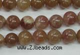 CBQ203 15.5 inches 10mm round strawberry quartz beads wholesale
