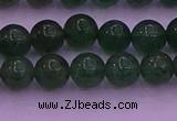 CBQ422 15.5 inches 7mm round green strawberry quartz beads