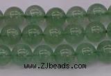 CBQ491 15.5 inches 6mm round green strawberry quartz beads