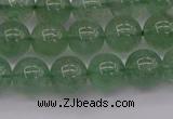 CBQ492 15.5 inches 8mm round green strawberry quartz beads