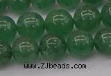 CBQ498 15.5 inches 10mm round green strawberry quartz beads