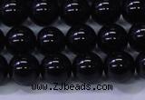 CBQ502 15.5 inches 8mm round natural black quartz beads