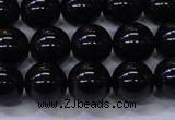 CBQ503 15.5 inches 10mm round natural black quartz beads