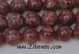 CBQ603 15.5 inches 10mm round natural strawberry quartz beads