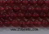 CBQ621 15.5 inches 6mm round strawberry quartz beads wholesale