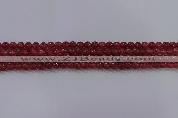 CBQ621 15.5 inches 6mm round strawberry quartz beads wholesale