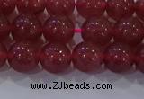 CBQ622 15.5 inches 8mm round strawberry quartz beads wholesale