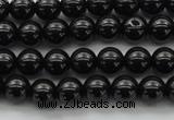 CBS500 15.5 inches 6mm round A grade black spinel beads