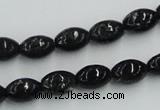CBT05 16 inches 8*12mm rice natural biotite beads wholesale