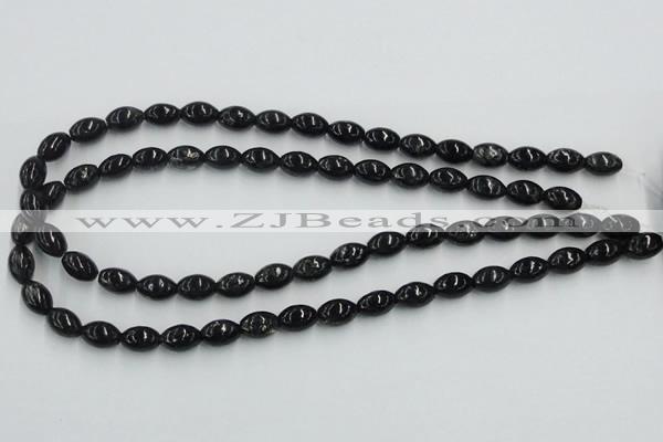 CBT05 16 inches 8*12mm rice natural biotite beads wholesale