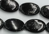 CBT10 16 inches 18*25mm oval natural biotite beads wholesale